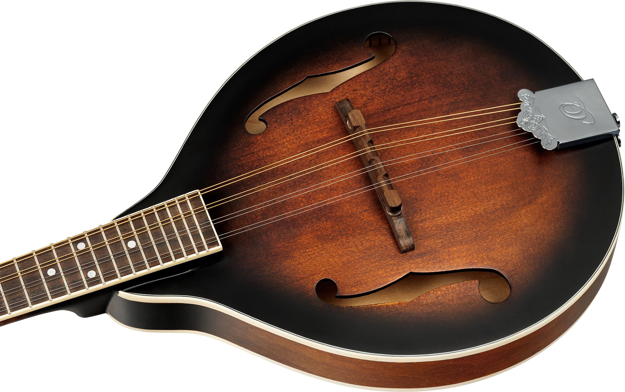 Ortega Guitars A-Style Mandoline Linkshänder – Akustisch, F-Holes – Americana Series – Fichte/Ahorn, Braun (RMA30-WB-L)