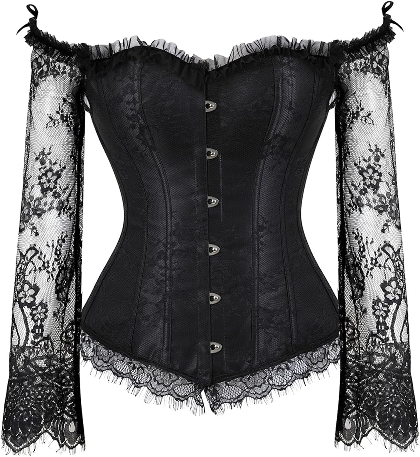 Zhitunemi Corset Tops for Women Renaissance: Womens Halloween Costume Corset Renaissance Fair - Historical Reenactment Events