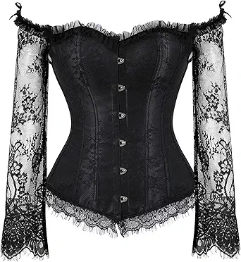 Zhitunemi Women's Renaissance Corset Top - Victorian & Steampunk Costume