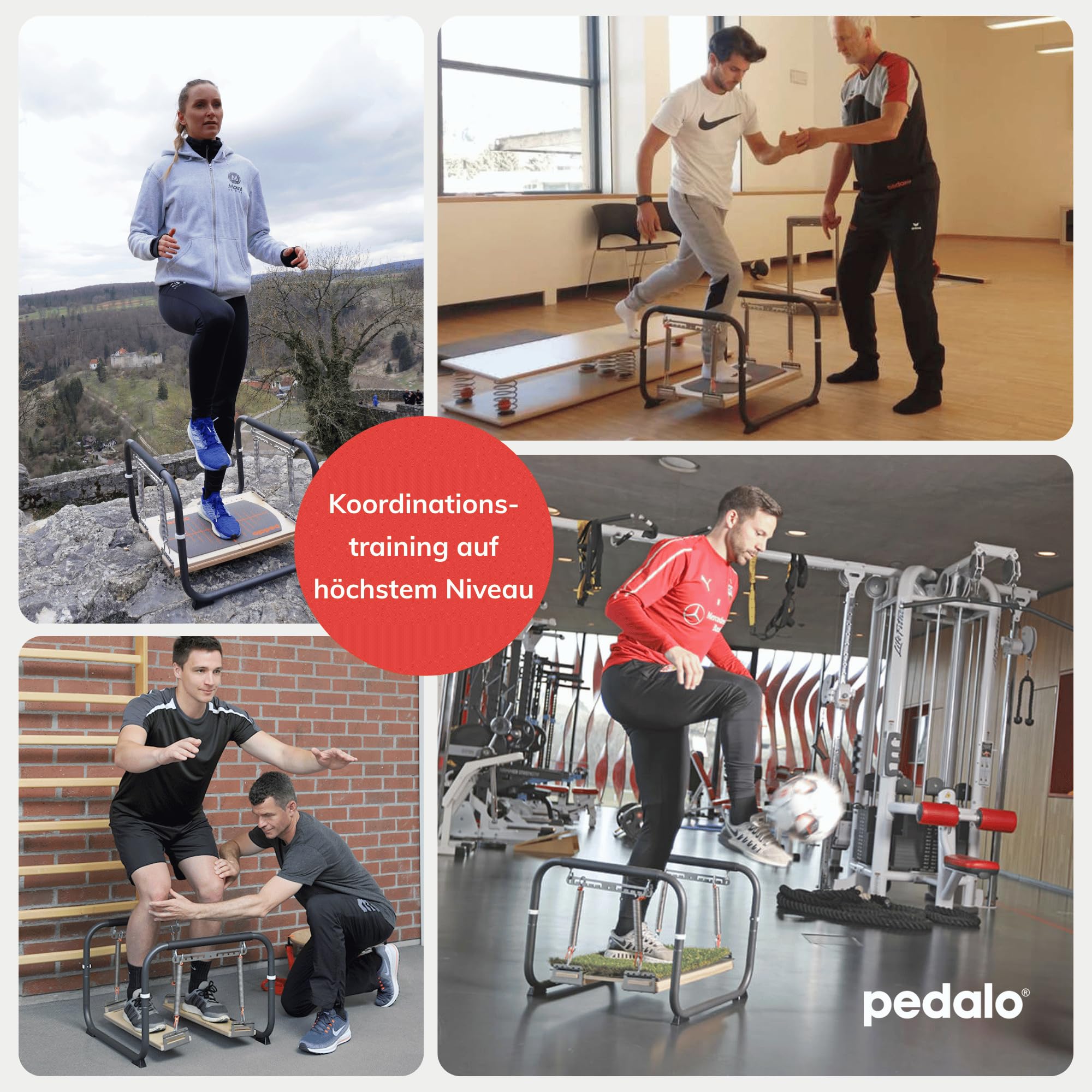 Pedalo® Stabilisator Profi I Federbrett I Gleichgewichtstrainer I Koordination I Propriozeption I Reaktion