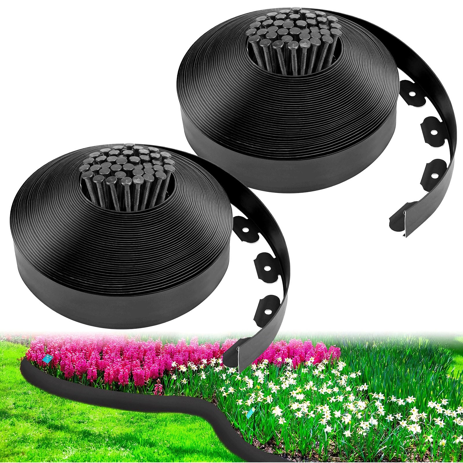 Amazon.com : Sasylvia 2.5 Inch x 200 FT Landscape Edging Kit