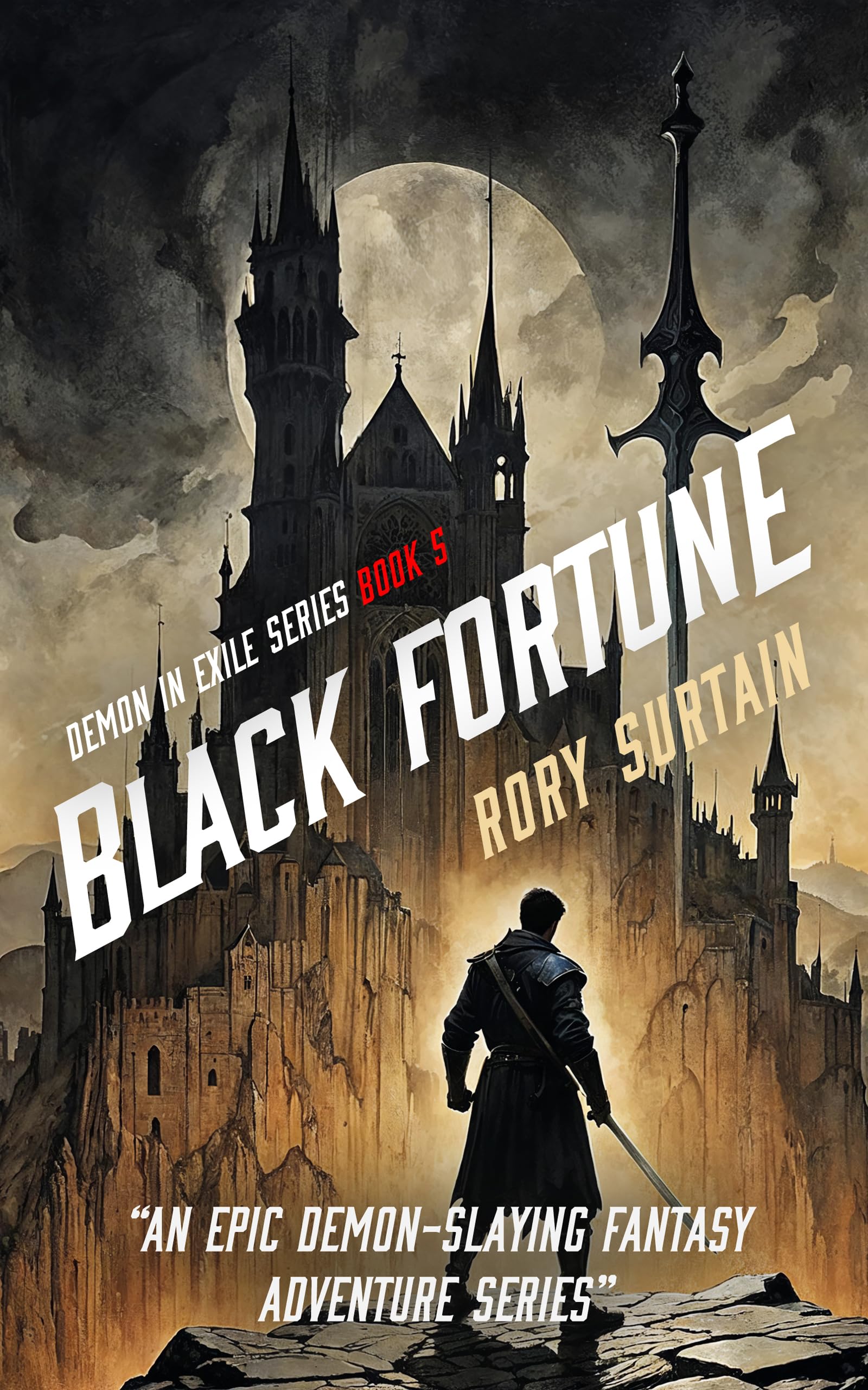 Black Fortune: A Dark Fantasy Adventure Novel (Demon in Exile Saga Book 5)