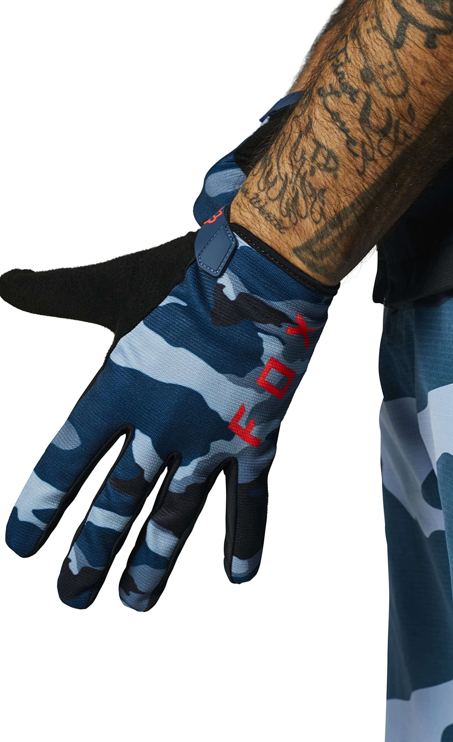 FOX Ranger Glove Camo Blue Camo S Auto & Motorrad