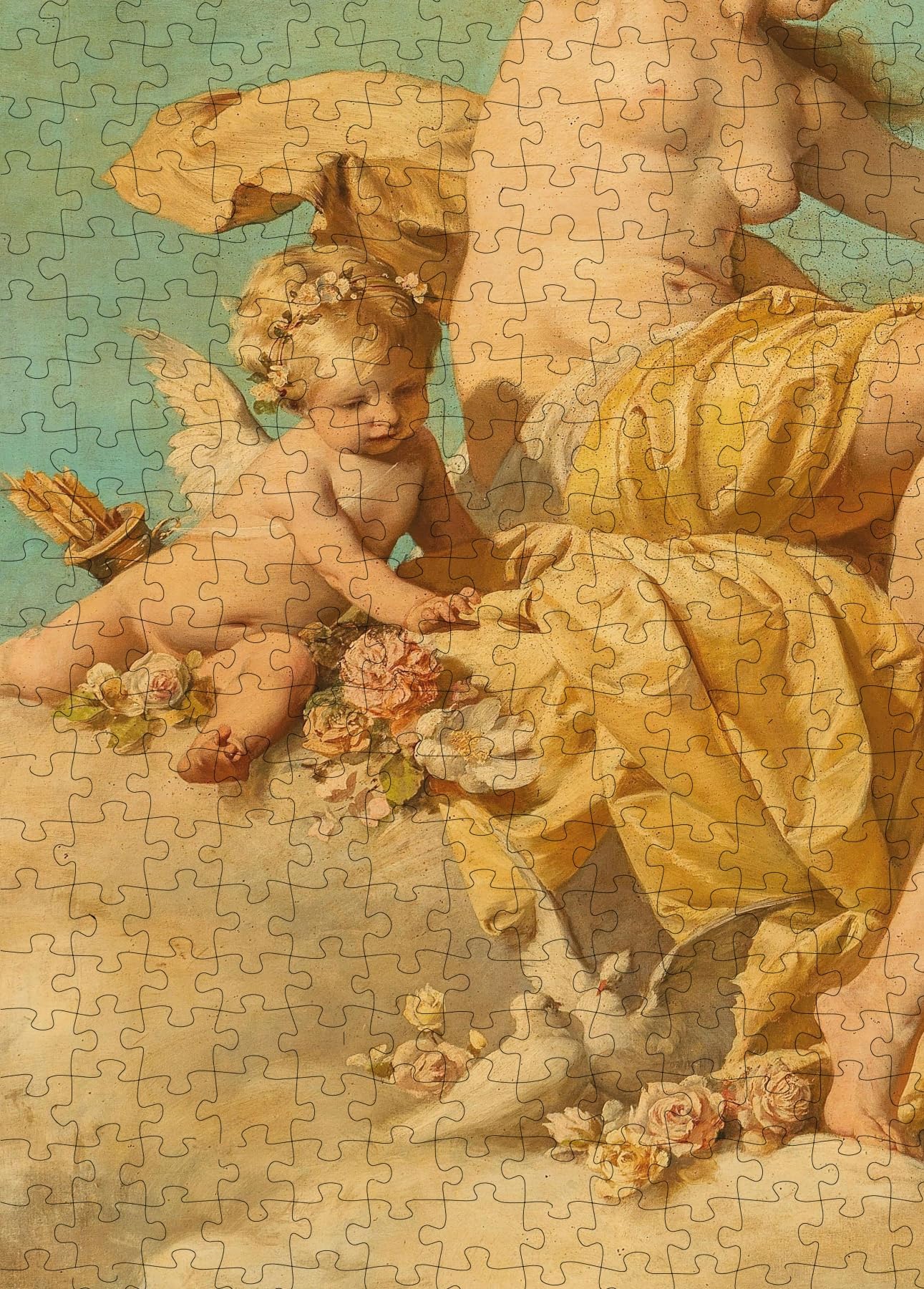 Amazon | 1000ピース - 美術館絵画 - ジグソーパズル - フローラ