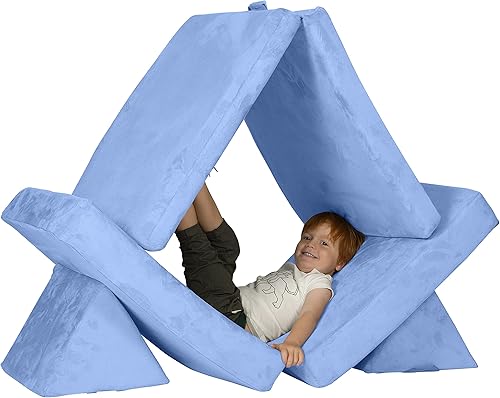 Miniatura 3 de Hunter Huddle Kids Foam Play - Sofá modular azul, pequeño