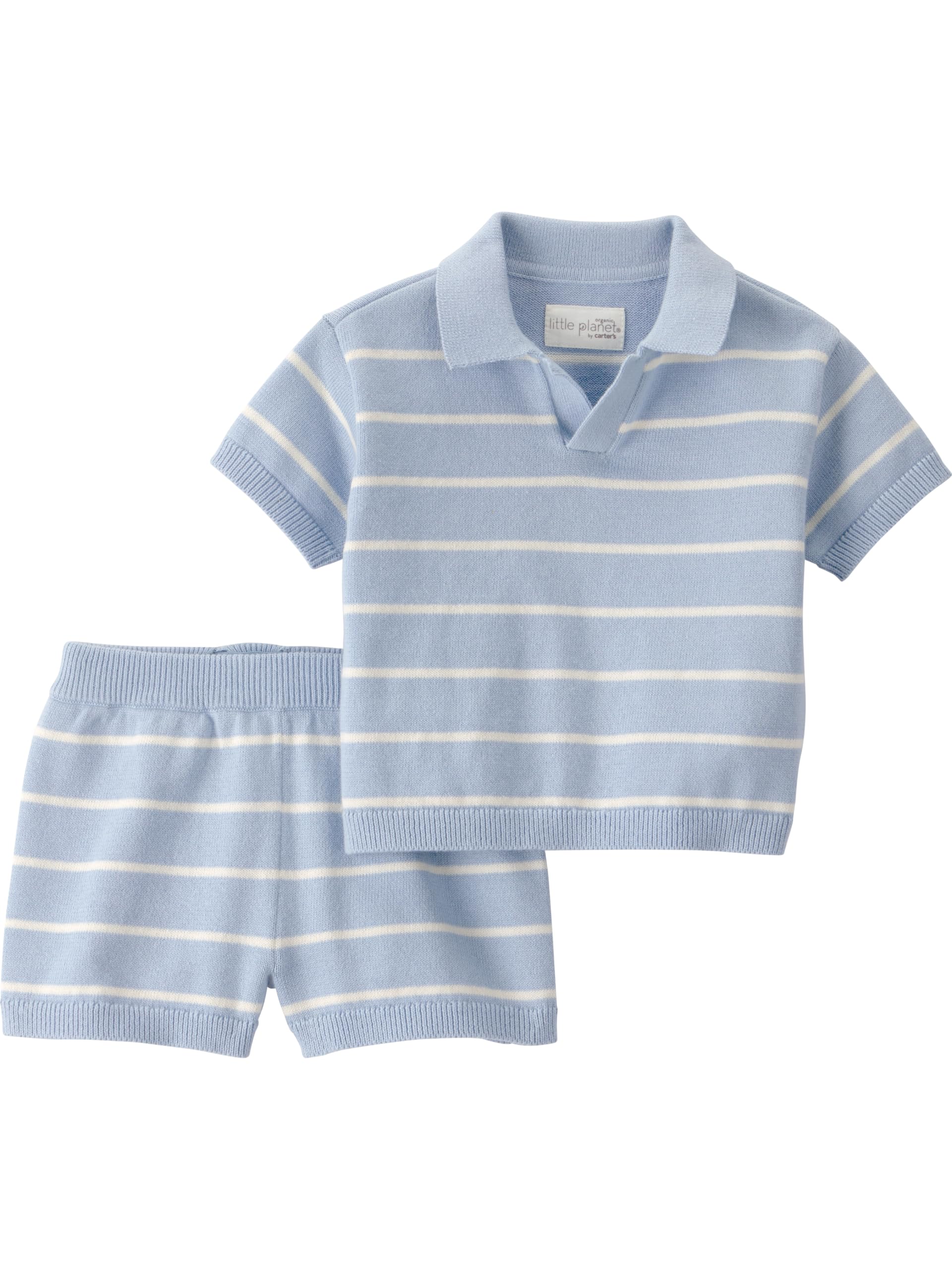 little planet by carter's Unisex Baby 2-piece Shorts Set Made With Organic Cotton