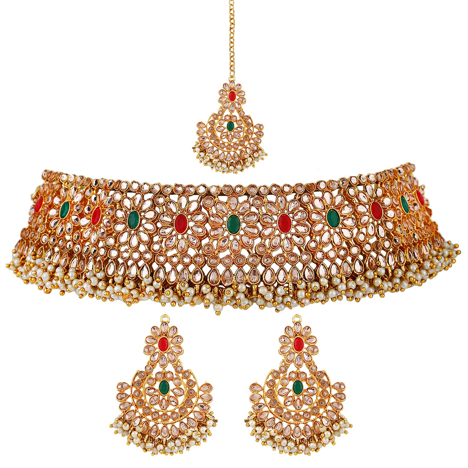 See full amazon price history chart for Shining Diva Fashion Latest Stylish Choker Traditional Pearl Kundan Necklace Jewellery Set for Women (Maroon Geen)(11690s) Shining Diva Fashion Latest Stylish Choker Traditional Pearl Kundan Necklace Jewellery Set for Women (Maroon Geen)(11690s) (B09HMYFF2S) Amazon Price History, Amazon Price Tracker