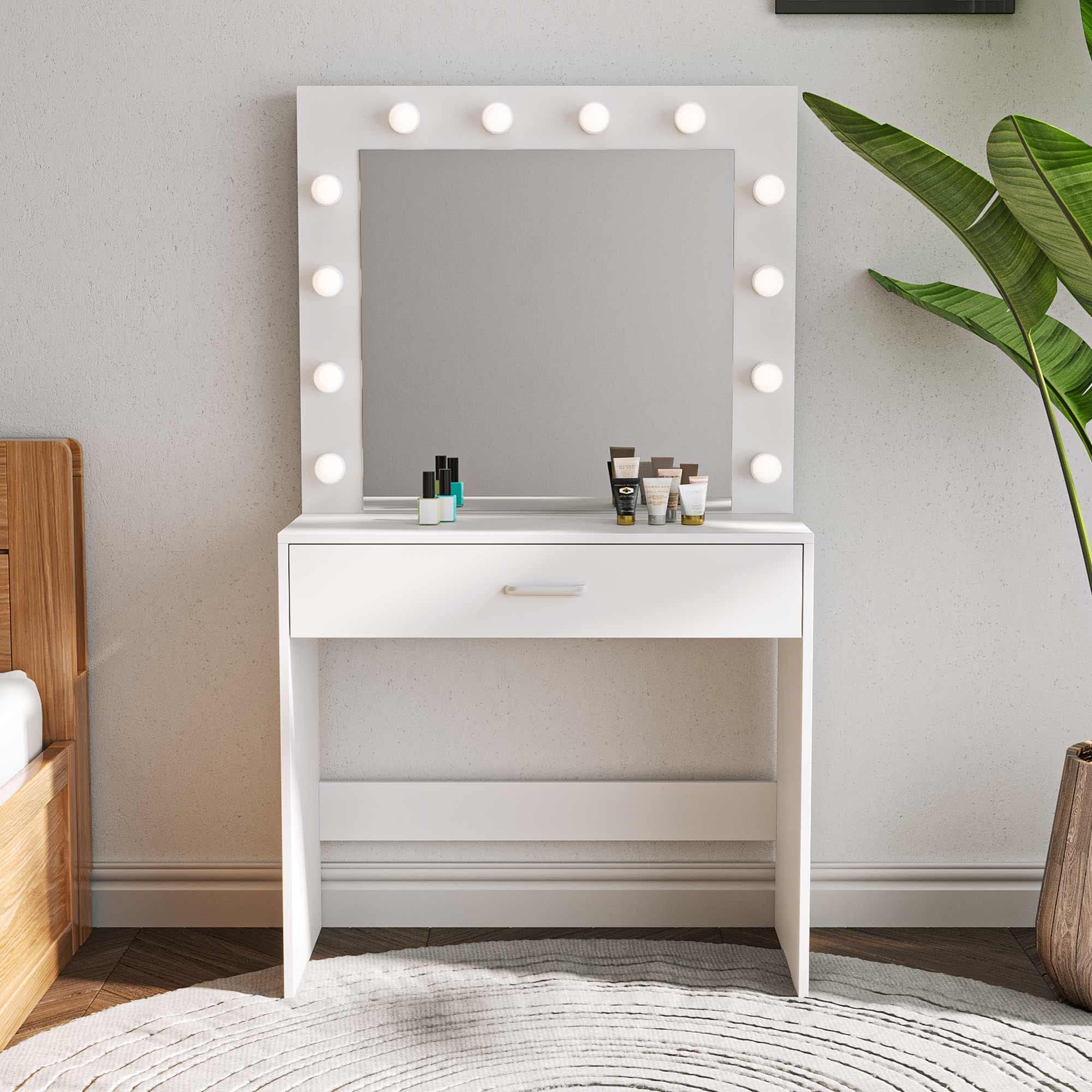 Coiffeuse | Table de maquillage | Coiffeuse Maquillage avec lumières
