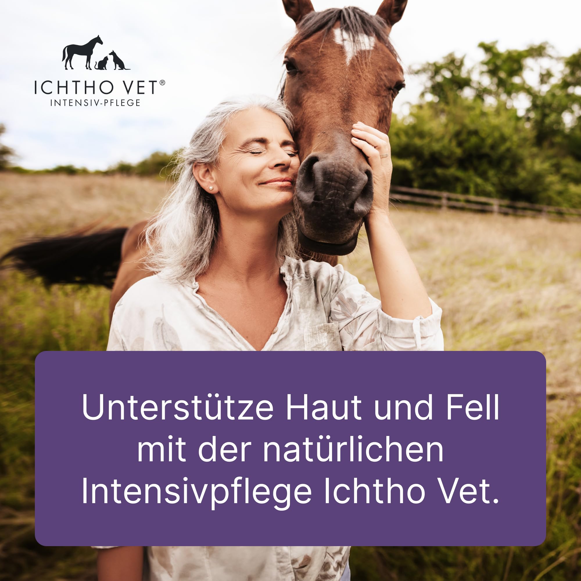 Derma-Creme für Pferde: Intensiv-Pflege bei trockenen, rissigen und schuppigen Hautirritationen, 2x50g – Feuchtigkeitsspendend & rückfettend | Made IN Germany