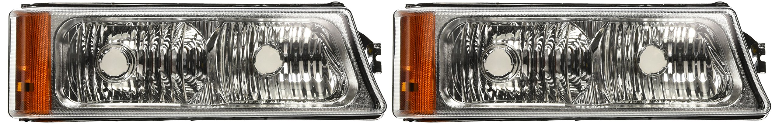 Spec-D Tuning 2LB-SIV04-RS Chevy Silverado Ls Lt/Avalanche 1500 2500 3500 Signal Bumper Lights Chrome