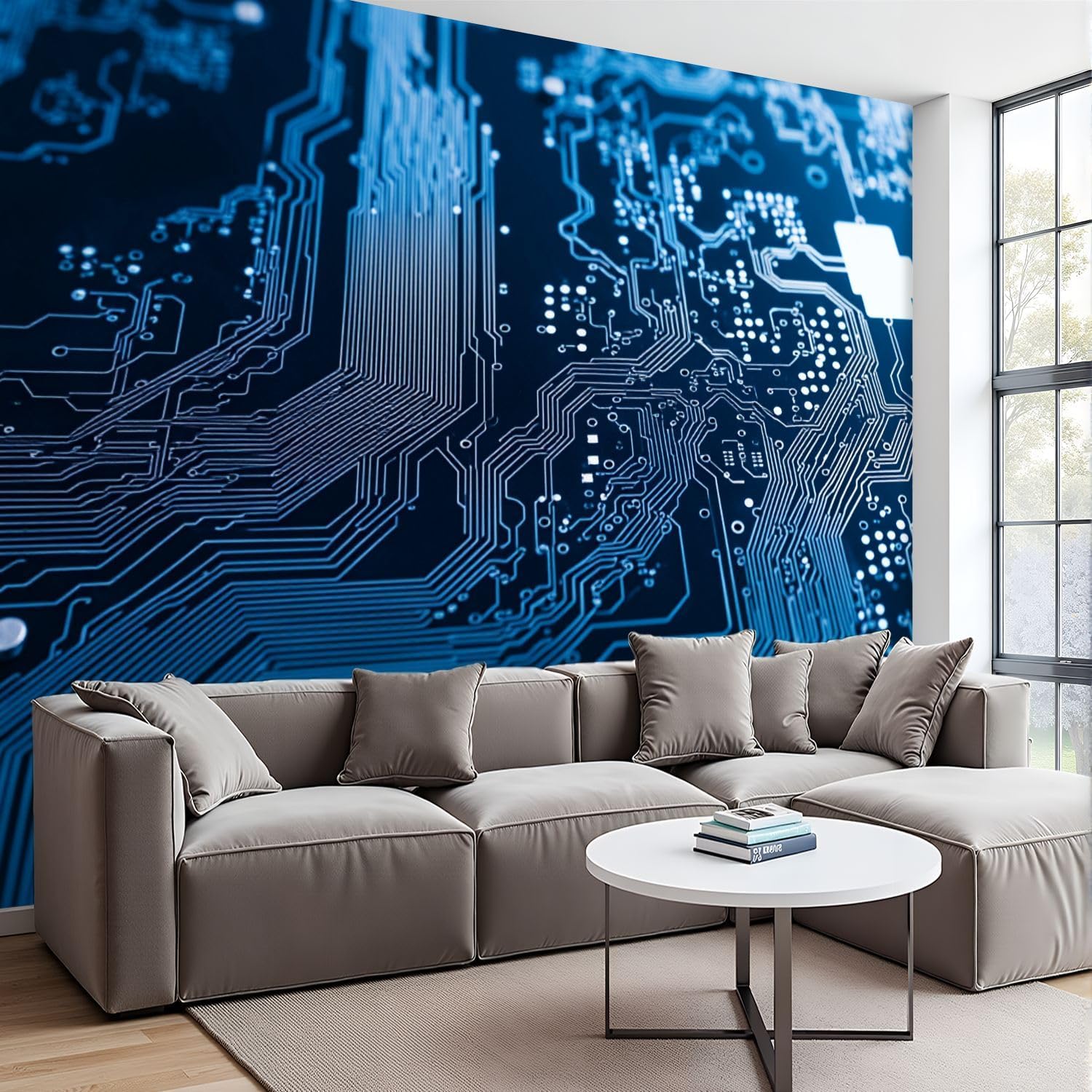 Wall Mural Computer s Pictures Peel and Stick Wallpaper Removable Self-Adhesive Wall Sticker Wall Decor for Bedroom Living Room Decor 100"x144"
