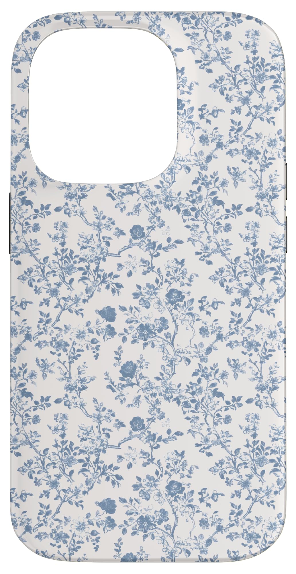Blue Floral Aesthetic Coquette Soft Girly Case for iPhone 14 Pro