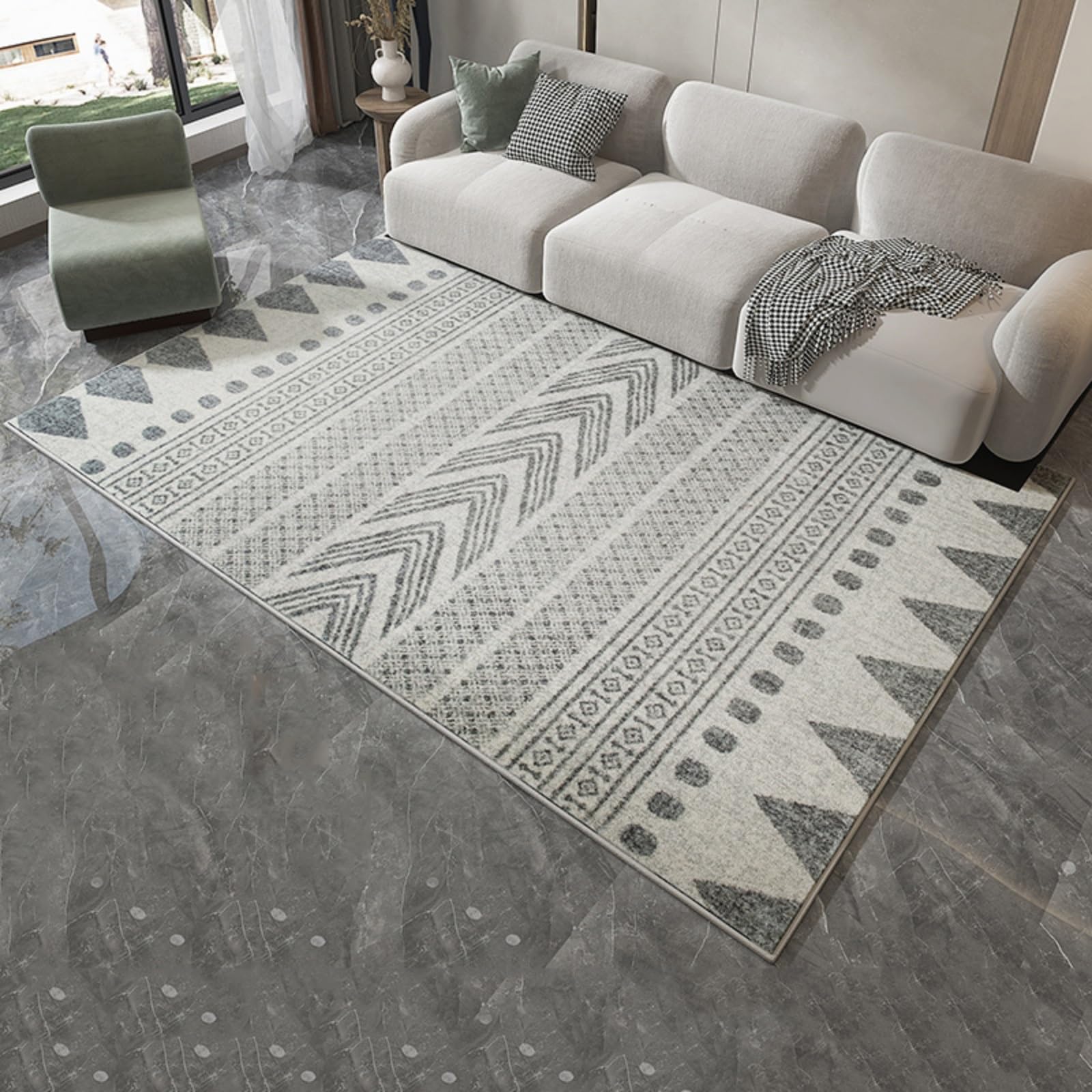 Tapis chauffant électrique contre les pieds froids grand chauffe-pieds épais 55cm