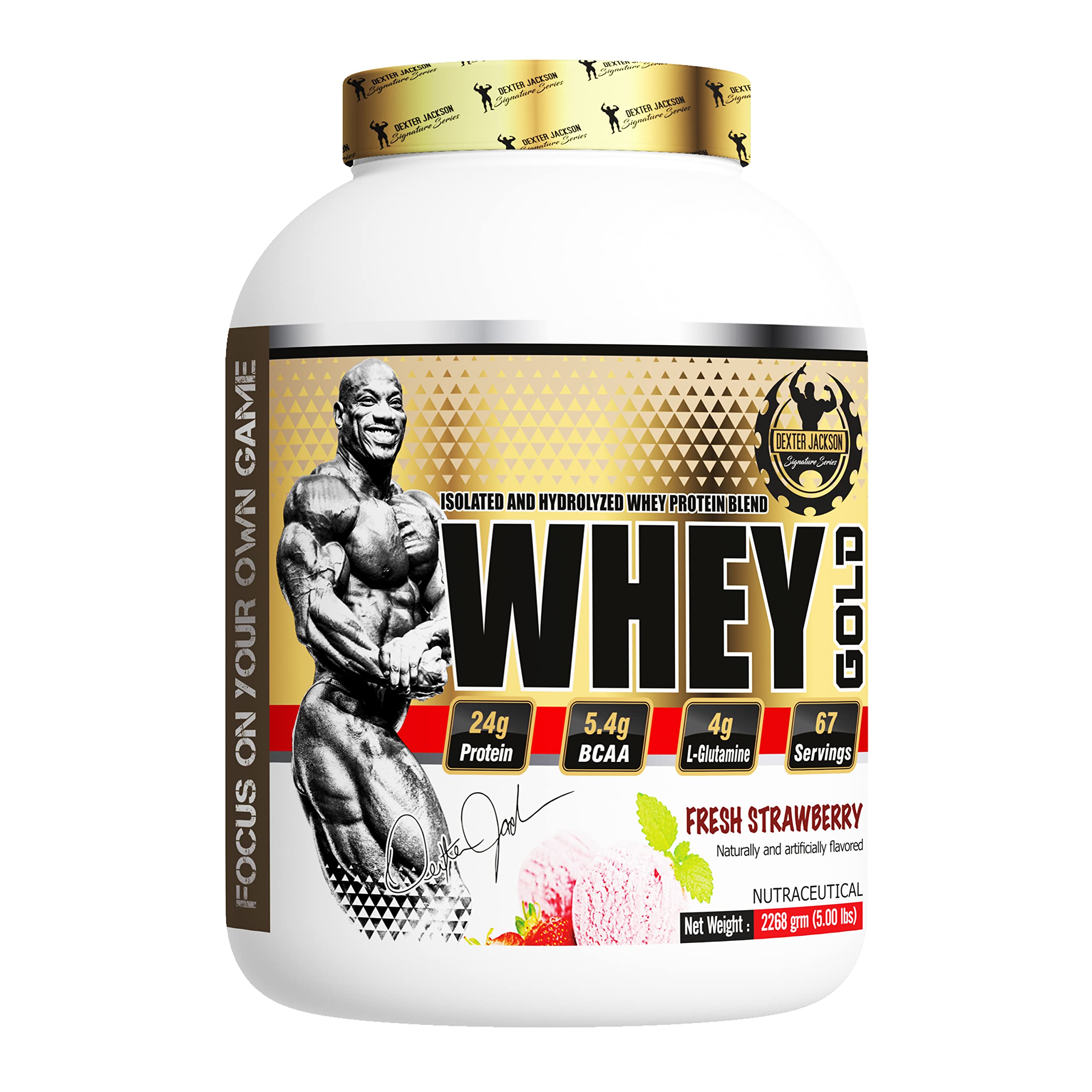 Dexter Jackson Signature Series Whey Gold - Isolate & Hydrolyzed Whey Protein Blend | Double Chocolate Flavor | 67 Servings, 2268G (5 Lbs) - Superior Muscle Fuel For Optimal Performance, powder — Amazon image 10