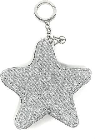 Victoria's Secret Keychain, Coin Purse, Pouch Bag Charm (Silver star ...