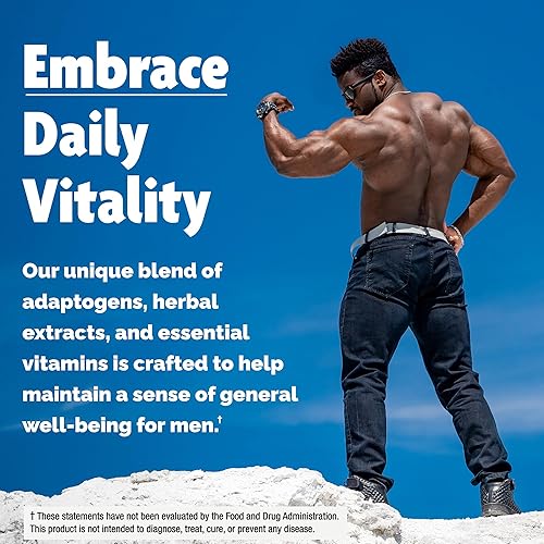 Miniatura 6 de Suplemento de refuerzo de testosterona para hombres  Aumento de prueba de mejora masculina  Ashwagandha, Tongkat Ali, Rhodiola, Tribulus, Vitamina