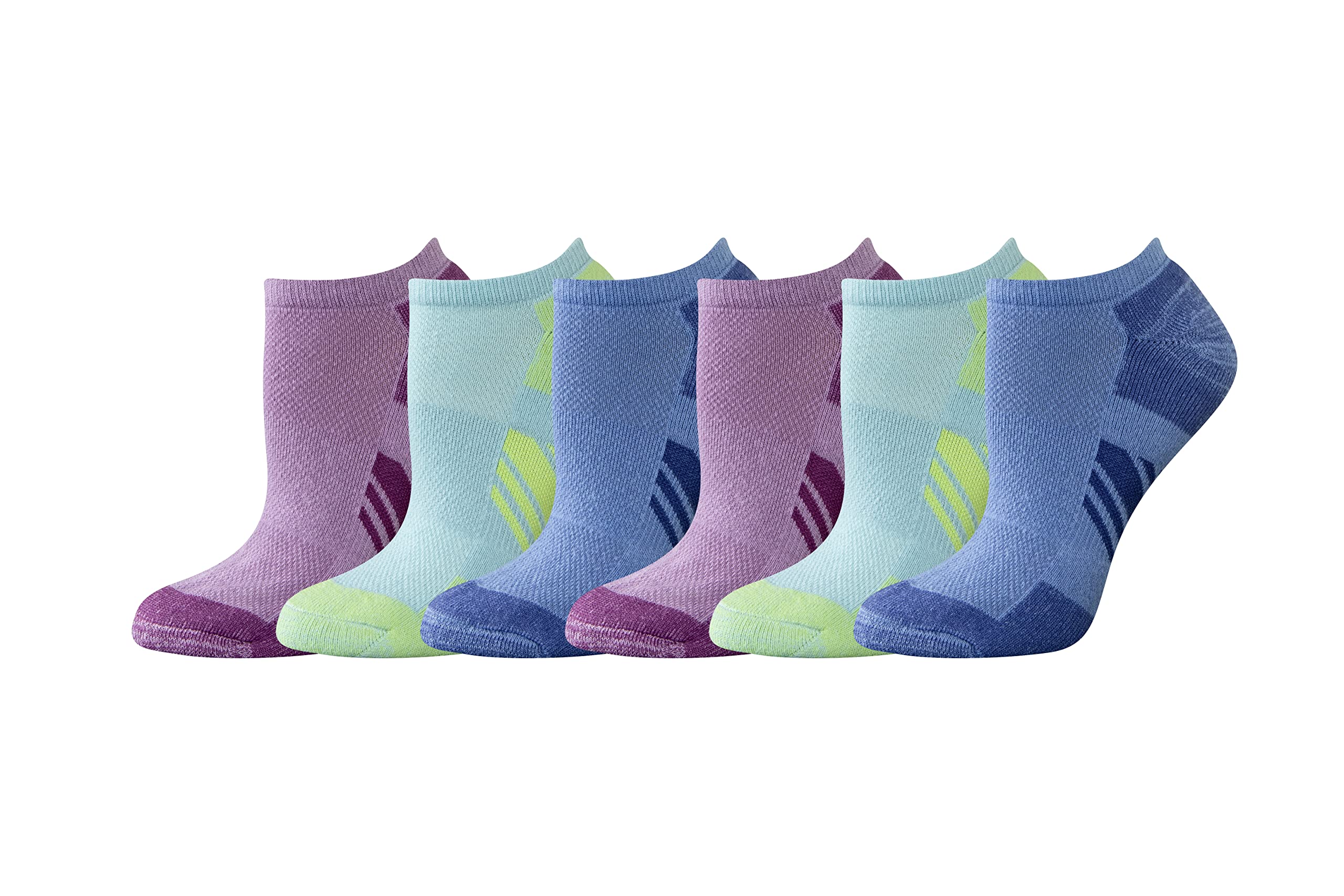Amazon EssentialsWomen's Performance Comfortable Cotton Cushioned Breathable Athletic No-Show Sports Socks, 6 PairsOEKO-TEX STANDARD 100