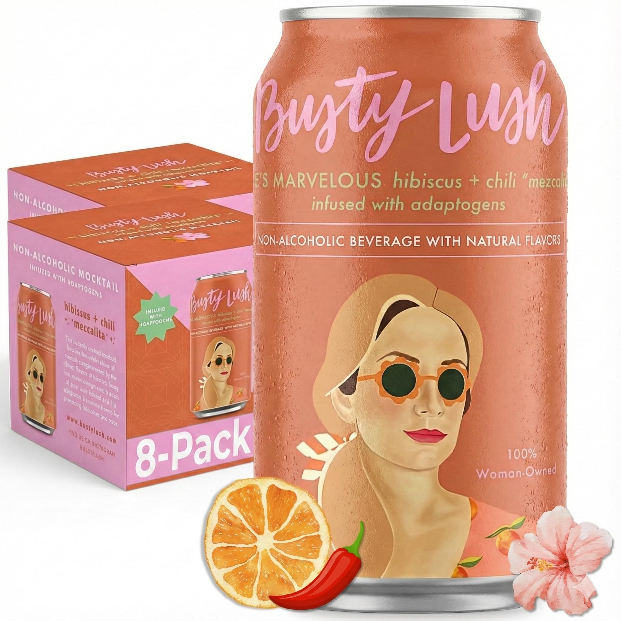 Amazon.com : Busty Lush Craft Mocktails – Non-Alcoholic Sparkling