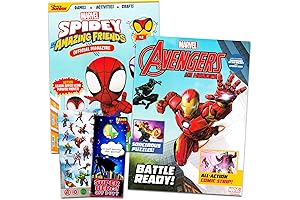 Marvel Avengers Activity Books and Comic Books for Boys Ages 6-8