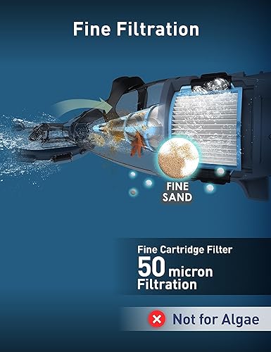 Miniatura 4 de KOKIDO XTROVAC 710 - Aspiradora recargable de alta resistencia, succión 6X, potente filtro doble, estándar y fino, potente limpieza rápida de toda