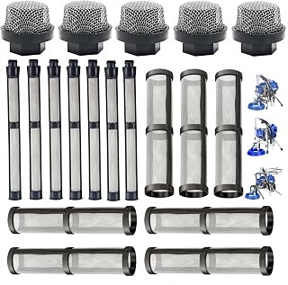 246385 246384 287032 Airless Sprayer Filter Set for Graco 390 395 490 495 595 3400 Sprayer 3 Kinds of Straw Filter Spray Pump Inner core Filter Gun Filter