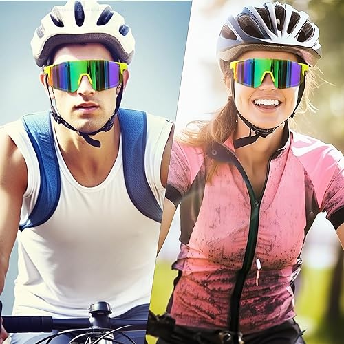 Miniatura 2 de FEISEDY Gafas de sol deportivas para hombres, mujeres y adolescentes - Béisbol, ciclismo, ciclismo UV400 protección B2388