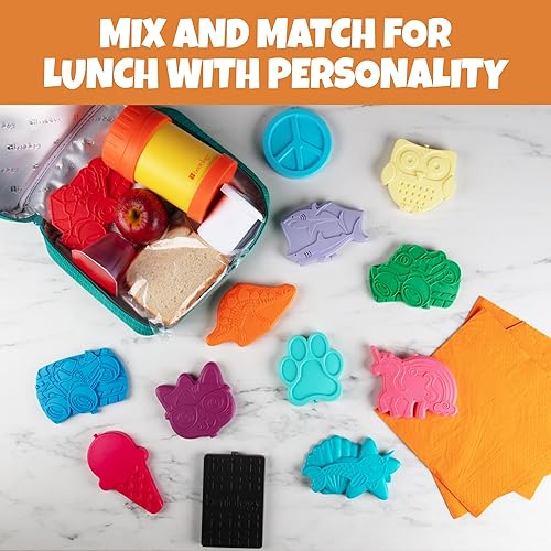 Miniatura 6 de Paquetes de hielo duros para niños (paquete de 3) paquetes de congeladores delgados y ligeros, reutilizables, enfriadores de larga duración