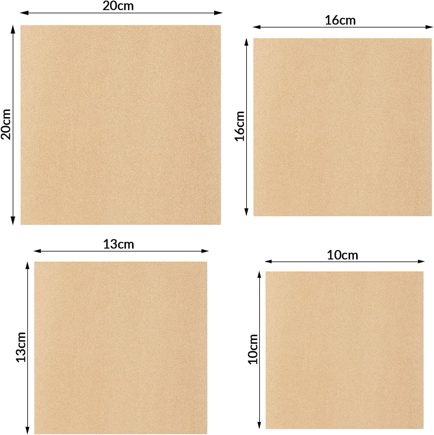 500 Sheets Precut Parchment Paper Sheets for Baking,Parchment Paper for Sourdough Baking (20 * 20CM)