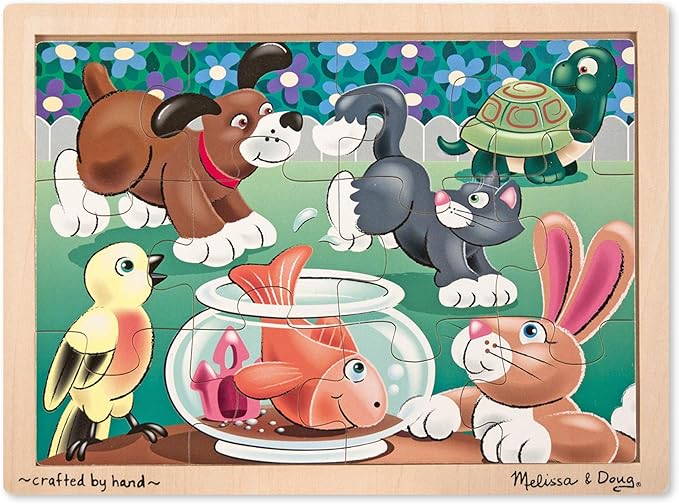 Melissa & Doug Playful Pets 12pc Jigsaw Puzzle Melissa
