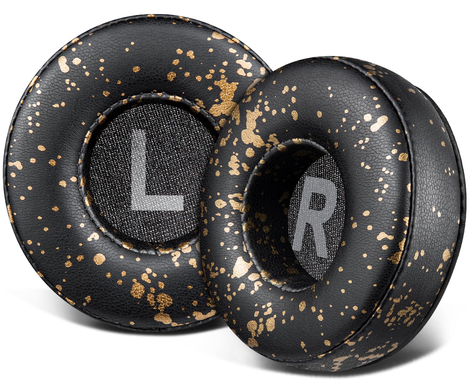 SOULWIT Earpads Replacement for Sony WH-CH500/CH510/CH520,MDR-ZX100/ZX110/ZX110NC/ZX220/XB200/ZX300/ZX330BT,MDR-V100/V150/V200/V250/V300/V400, Ear Pads Cushions for DR-BT101 (70mm PL Black Gold)-image-41