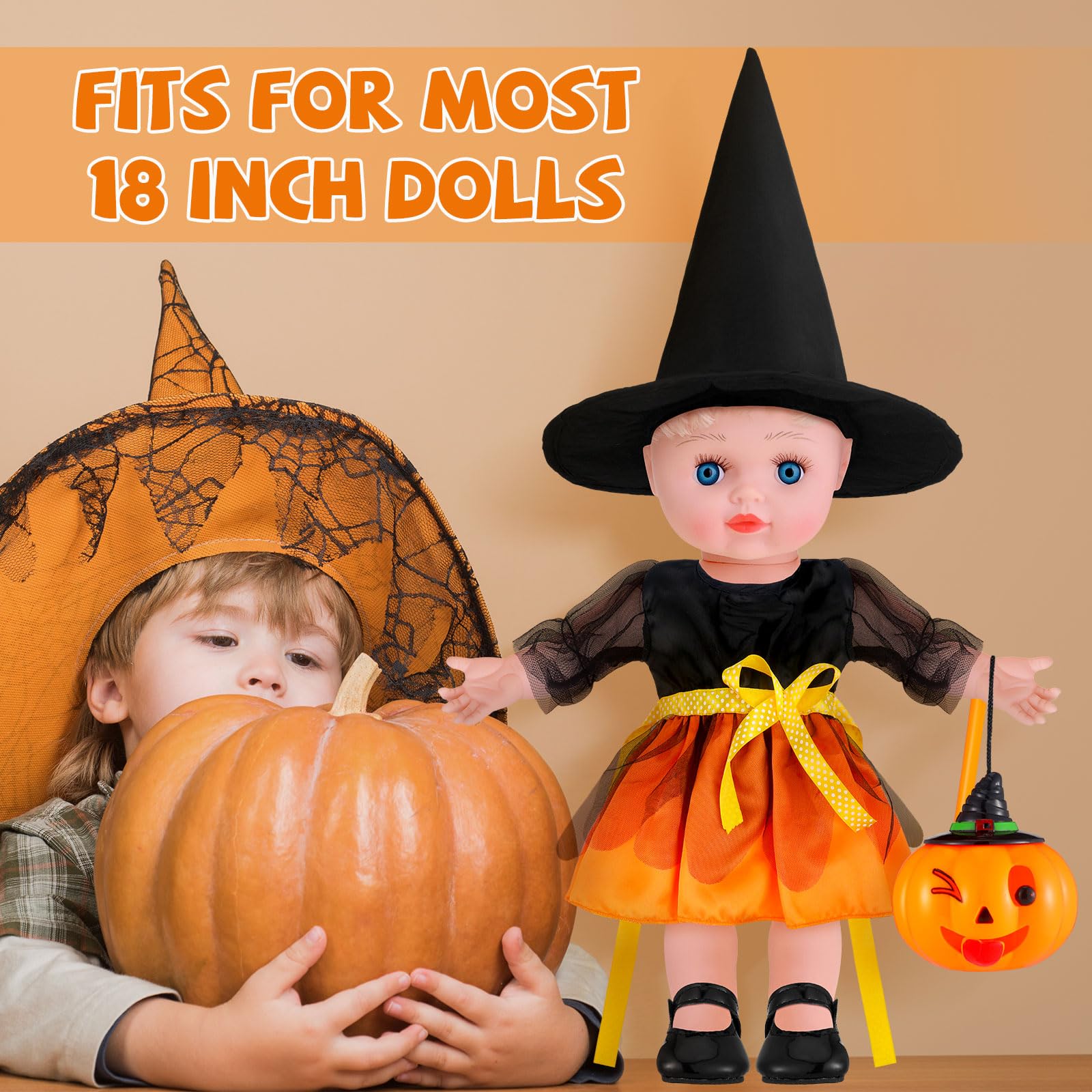 Amazon | Jenaai 4ピース ハロウィン衣装 人形服 人形