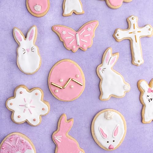 Miniatura 8 de Cookie Cutter Kingdom, Cortadores de galletas de Pascua, forma de cortadores de galletas de primavera, molde para pasteles, galletas y sándwiches