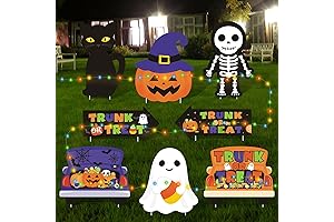 Halloween Led Trunk or Treat Signs with Lights