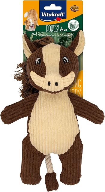 Vitakraft Forest Love - Juguete para Perro con Sonido de Pana (1 Unidad)