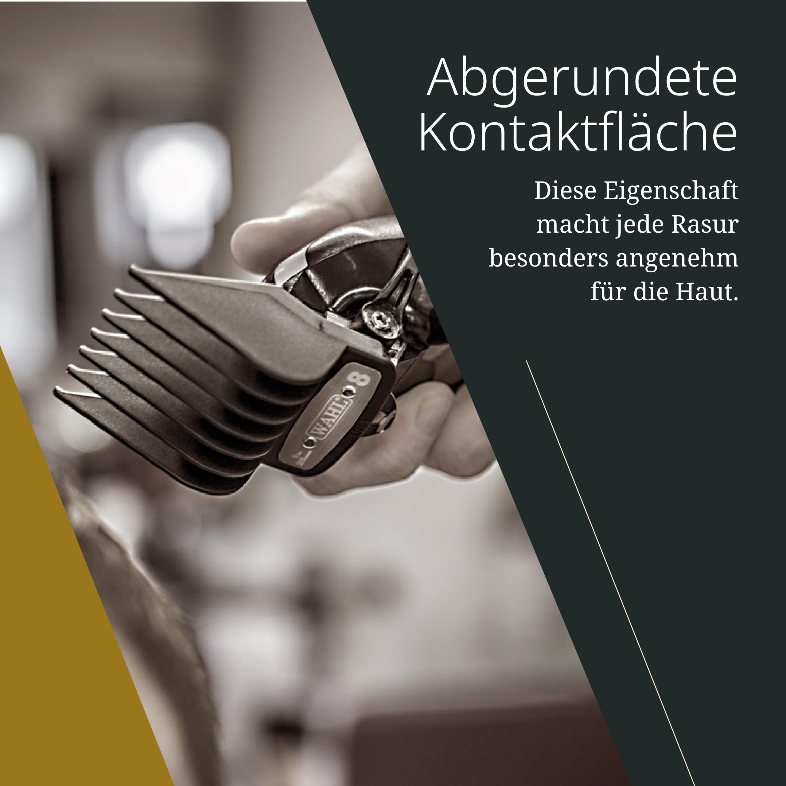 Wahl Premium-Schneidsätze mit Polybeutel - Premium-Aufsatzkämme-Set, 1,5 mm bis 25 mm - passend für alle kabelgebundenen Haarschneider von Wahl, 10 Stück