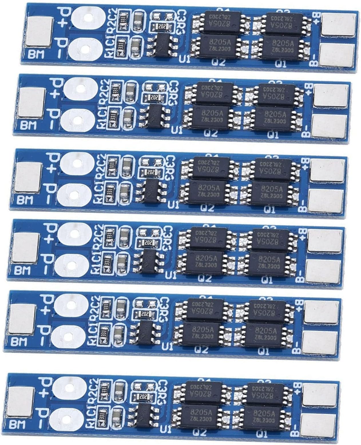 daier2S 7.4V/8.4V 8A Lithium Battery Protector for 3.7V Batteries, E1269 Model