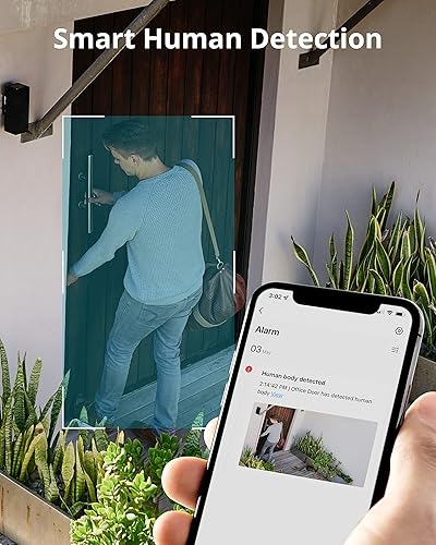 Miniatura 3 de Defender Cámaras 4K Ultra HD con cable PoE Sistema de cámaras de seguridad para el hogar - Vigilancia al aire libre con visión nocturna a color,