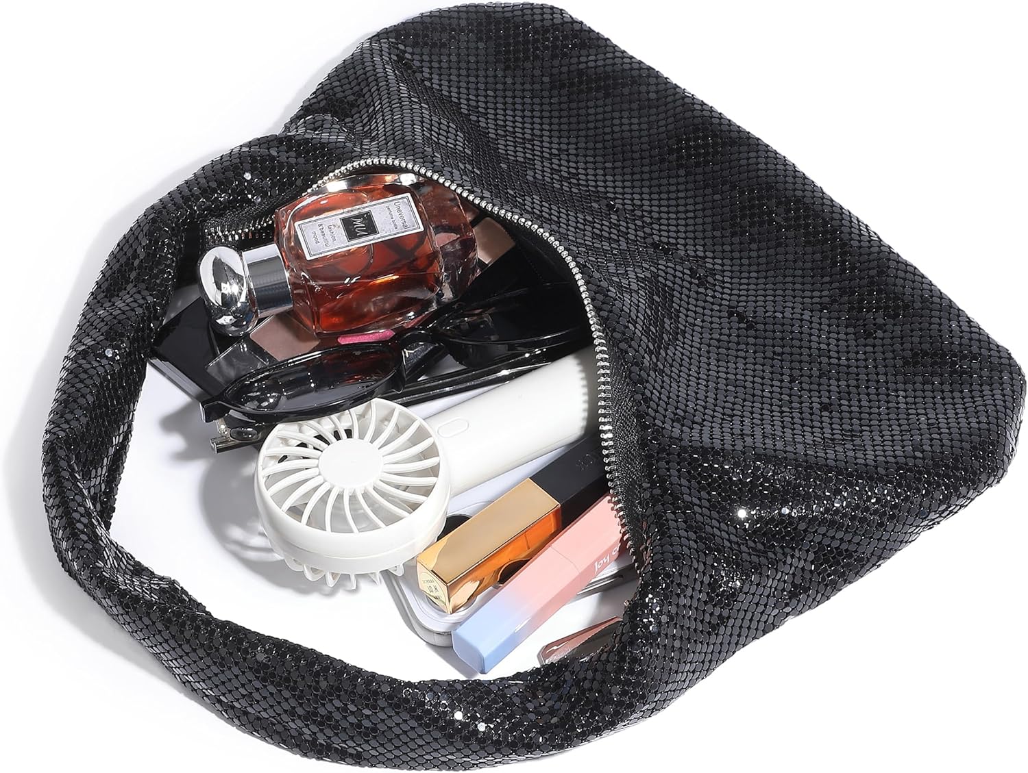 Metallic Evening Bag Small Bling Sparkly Sequin Clutch Purses for Women Dressy Wedding Party Formal Events - Image 8