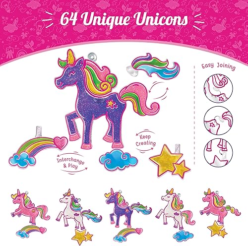 Miniatura 27 de Imagimake Window Art Princess Kit de atrapasoles Artes y manualidades para niños de 8 a 12 años Juguetes para niñas de 6 a 8 años Regalos