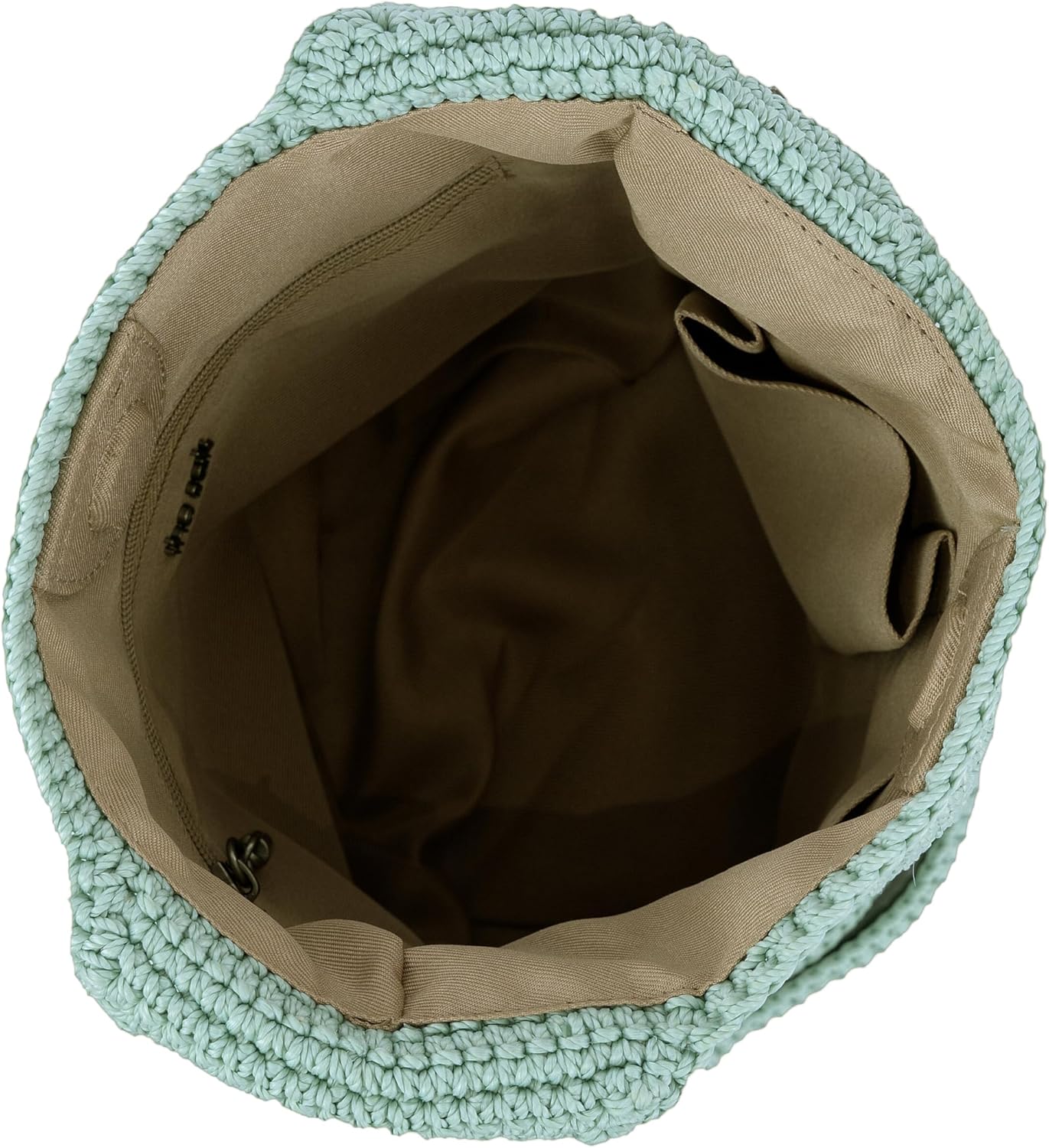 The Sak 121 Small Crossbody in Crochet, Single Crochet Strap, Aqua - Image 3