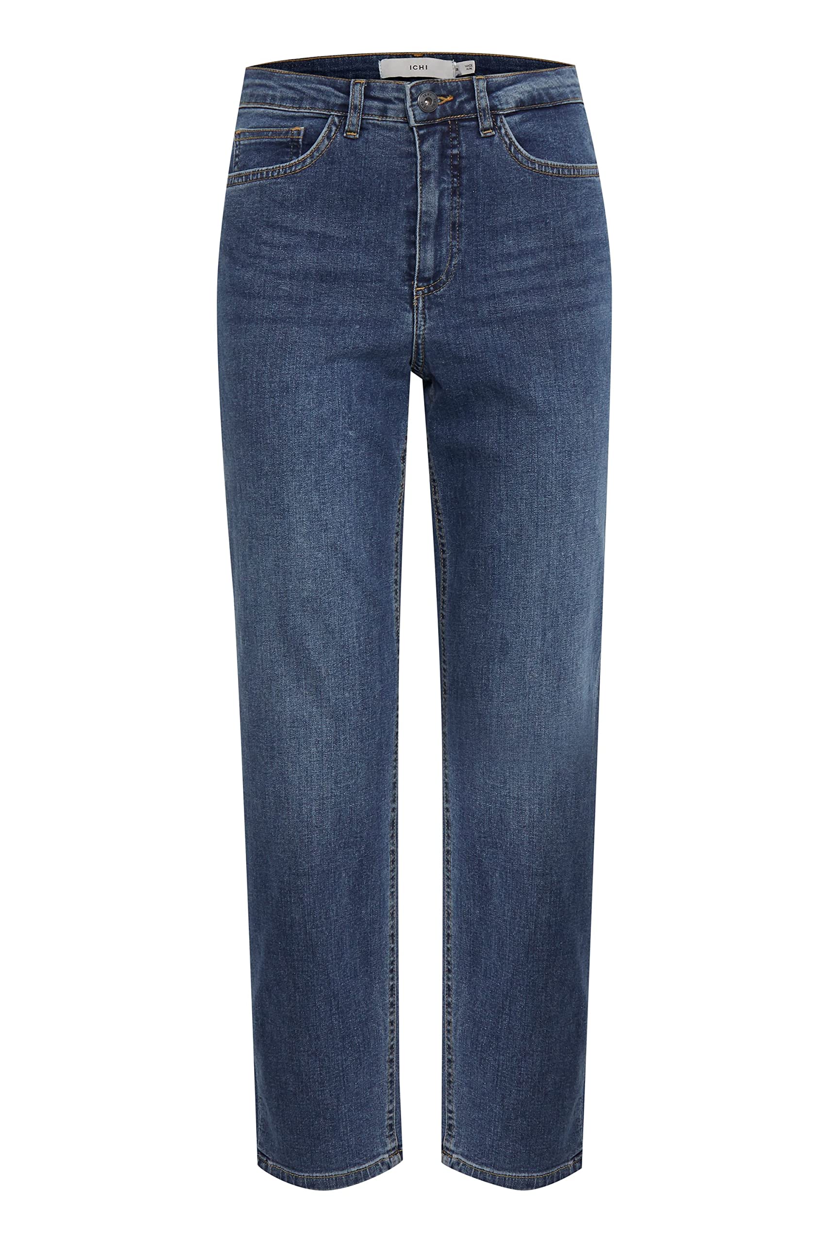 ICHI Women's IHTWIGGY Raven Jeans, 19037/Medium Blue, 32