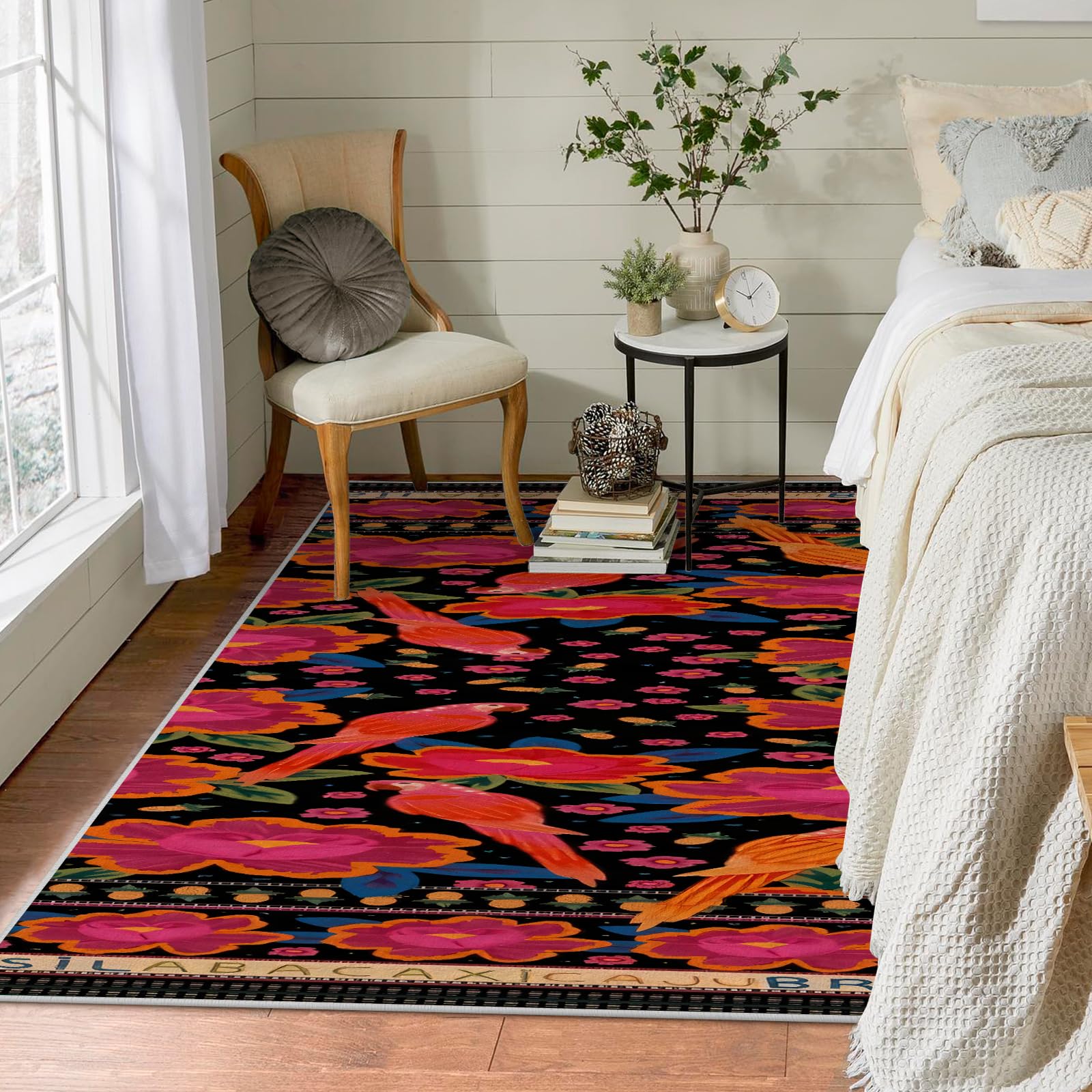 エスニック風カーペット Amazon | エキゾチックなエスニックスタイル ラグマット 180x180