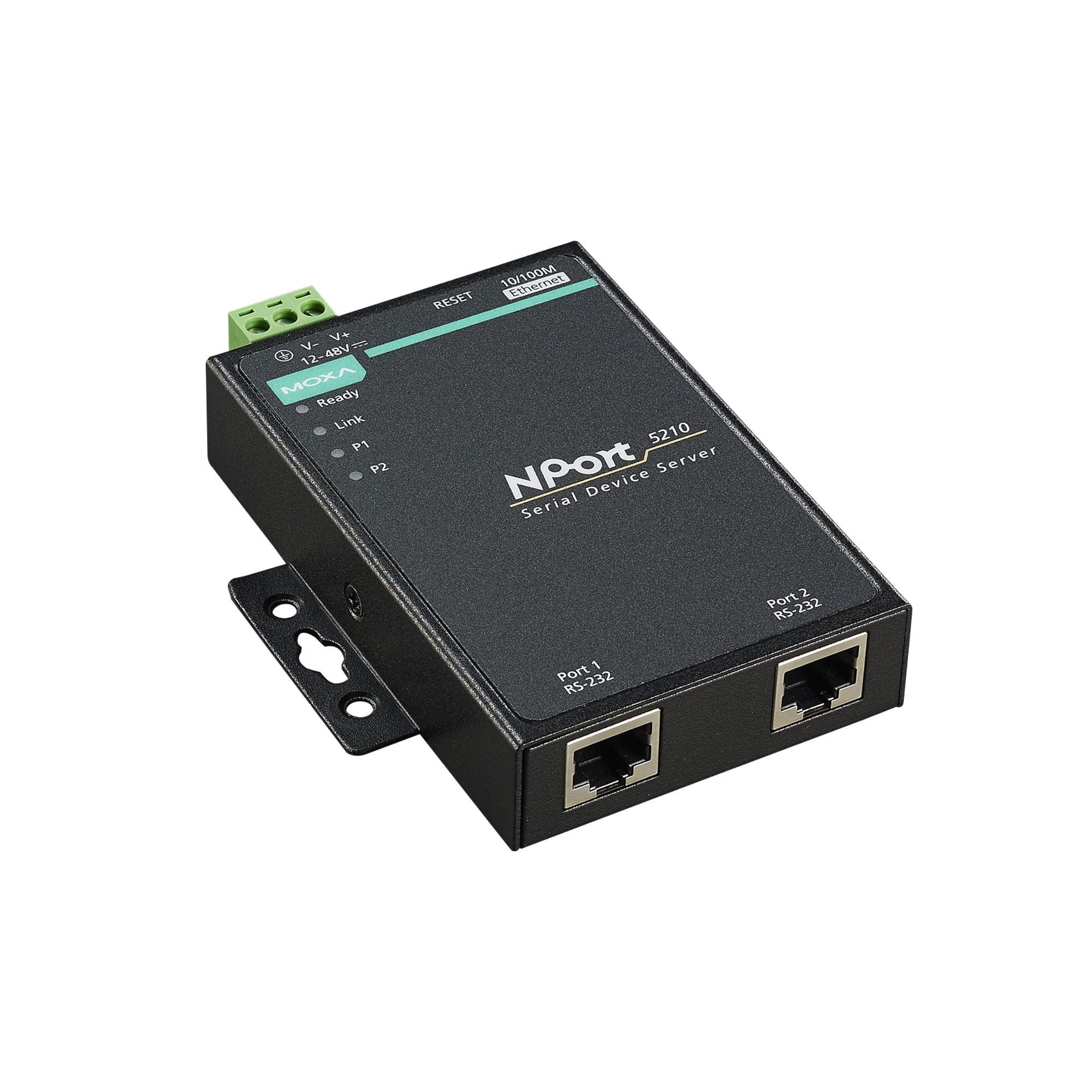 Image secondaire de Serveur Série Moxa NPort 5210-P RS-232 pour Connexion Réseau