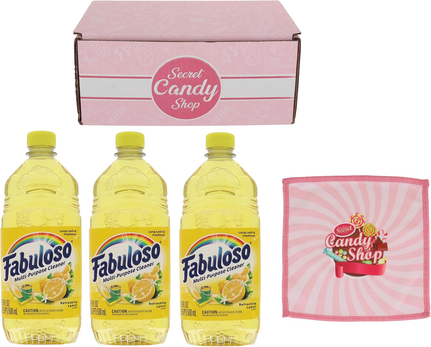 Fabuloso Multi-Purpose Cleaner Refreshing Lemon 16.9 FL OZ (Pack of 3)