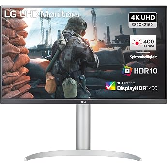 LG Electronics 27UP650P-W 4 K UHD 27'' (68 cm), 3840 x 2160, 16:9, VESA DisplayHDR&trade; 400, AMD FreeSync&trade;, IPS with DCI-P3 95%, HD