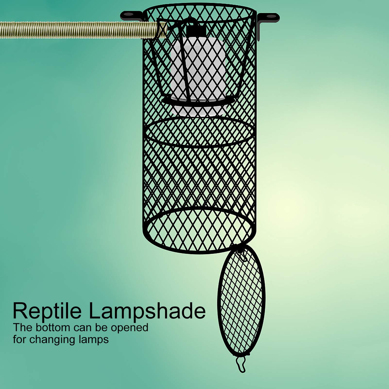 Abat-jour Chauffant Pour Reptile - Protection Contre Les Brûlures - Pour Lézard, Tortue, Terrarium