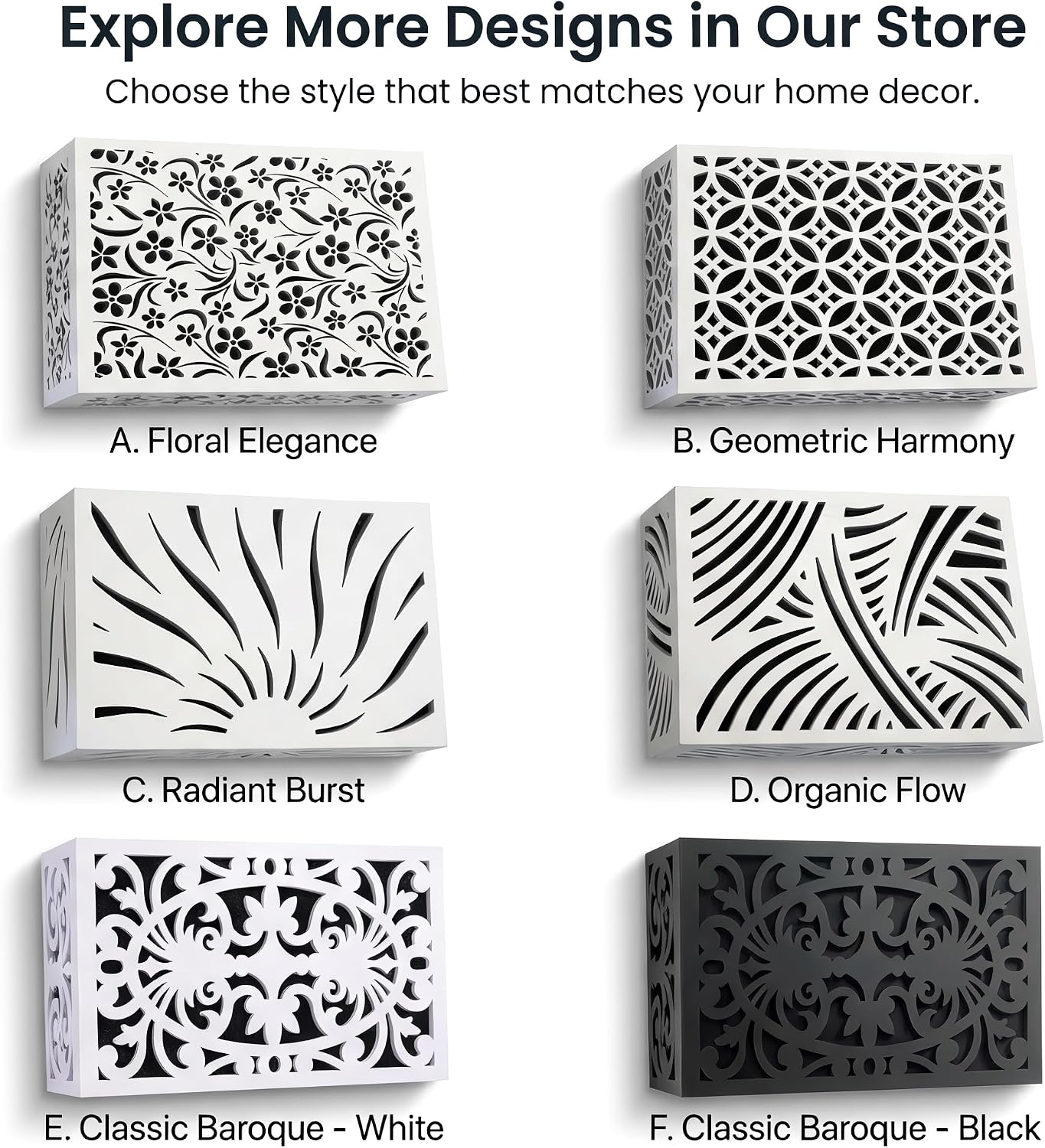 GRAUES Doorbell Cover | modern design door chime covers decorative | wooden doorbell cover box only (Standard size (7.75” x 6” x 2.75”))