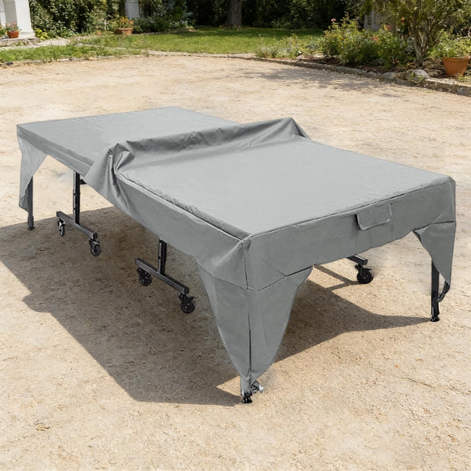 Funda para Mesa de Pong Cubierta de Almacenamiento Tela Oxford 600D Impermeable Resistente Al Desgaste Adecuada para Espacios Cerrados Y Abiertos