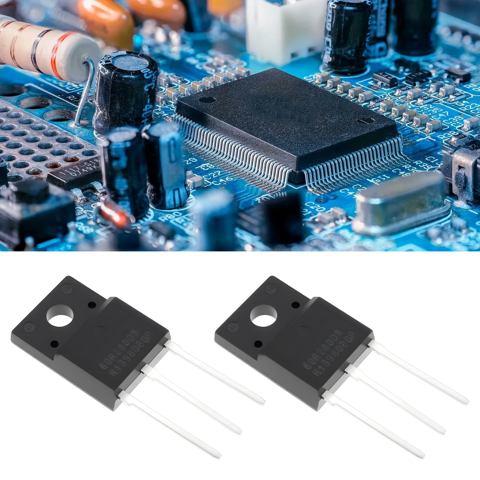 ECSiNG MMF60R280QS TO-220 Transistor de Efecto de Campo Iónico de Cristal Líquido de Gran Volumen