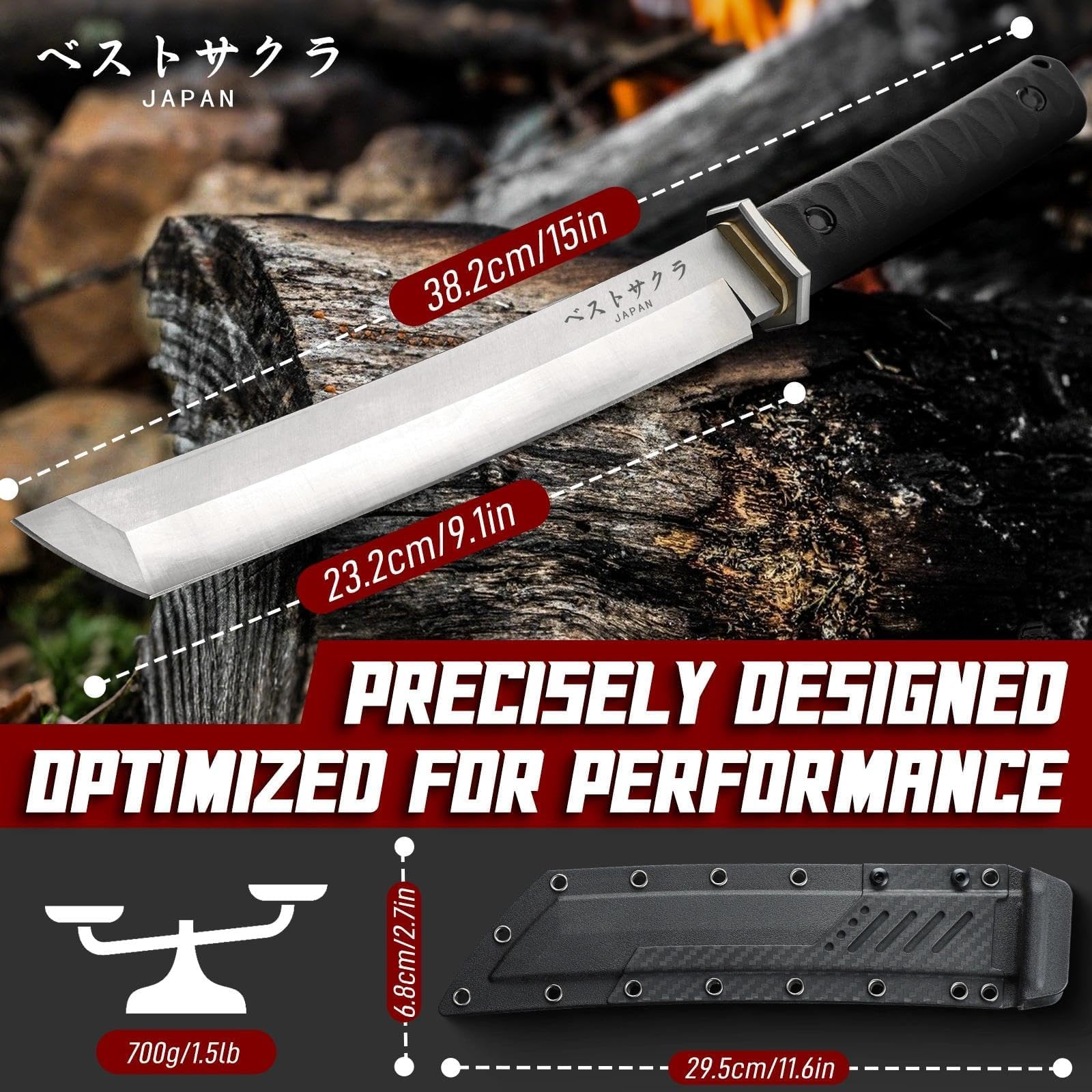 Freelander Machete Tanto Giapponese